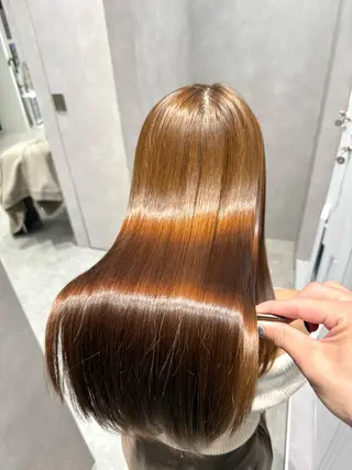 ロング カラー パーマ ヘアアレンジ salowin新宿East3階所属・艶美髪/髪質改善 /縮毛矯正/木元渓太のヘアスタイル