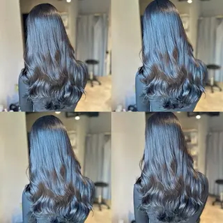 ロング KURO/韓国ヘア /レイヤーカットのヘアスタイル