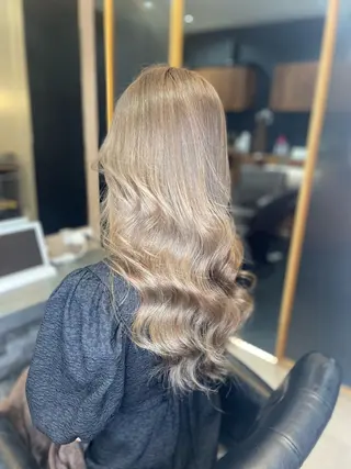 ロング ハイトーン&エクステ 横浜/RIEのヘアスタイル