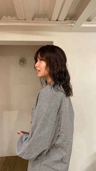 セミロング パーマ 原宿/ケパーマ 🧺ユウマのヘアスタイル