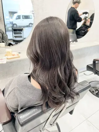 セミロング 🦋ハイトーン🦋 石山 希理🦋のヘアスタイル