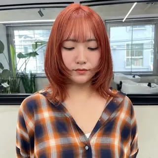 ロング カラー 🍒暖色カラー🍒 渋谷/YUUのヘアスタイル