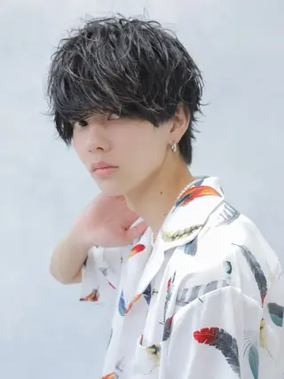 パーマ メンズ 大阪メンズヘアのプロ 高橋 直希のヘアスタイル
