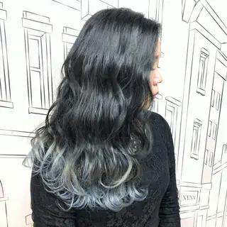 セミロング カラー レイヤー⭐️カラー ⭐️平川雅史のヘアスタイル