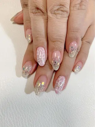 ロング nailアクイール morishitaのネイルデザイン