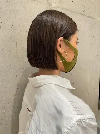 セミロング カラー パーマ ヘアアレンジ ネイル マツエク・マツパ Miku /ブリーチ/ボブのヘアスタイル