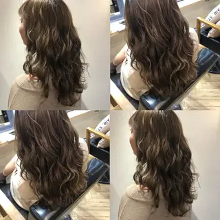 ロング カラー 艶カラー/韓国顔周り 🎀mamiのヘアスタイル