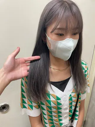 セミロング 美髪改善・ブリーチ tadasuke⭐️のヘアスタイル