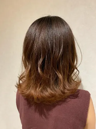 ミディアム yamauchi mikuのヘアスタイル
