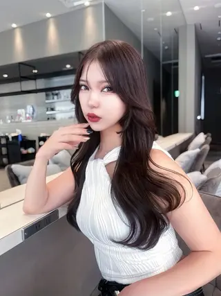 ロング ヘアアレンジ 韓国ヘア/髪質改善 TAKAHIROのヘアスタイル