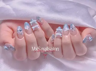 ネイル MxS Nail 【長さだし/フィルイン/マグネット/ワンホンネイル/韓国ネイル/パラジェル】所属・M×S Nail みなのネイルデザイン