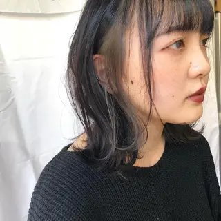 ミディアム カラー SALOWIN梅田茶屋町Suite店所属・韓国美容室出身 🌹Sana/梅田のヘアスタイル