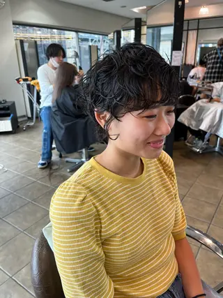 パーマ 濱川 良栄のヘアスタイル