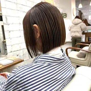 ショート カラー 髪質改善 中川　翔のヘアスタイル