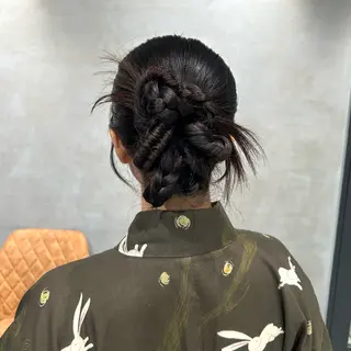 ヘアアレンジ 透明感カラー🫧 ✴︎meiのヘアスタイル