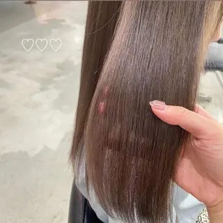 セミロング 韓国レイヤー/透明感 カラー🦋mioのヘアスタイル