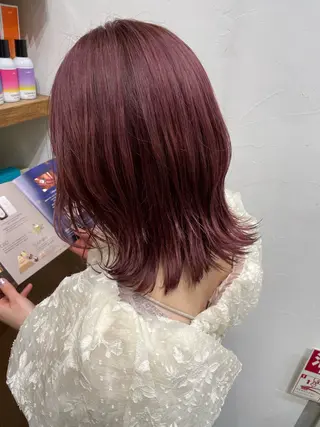 カラー OAK 学芸大学所属・秋葉萌　透明感カラー /レイヤー/ボブ♡のヘアスタイル