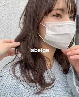 セミロング kitagawa mayuのヘアスタイル