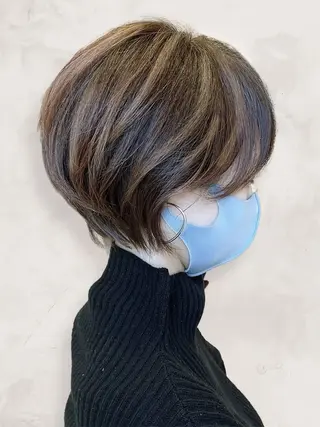 ショート 有村 涼のヘアスタイル