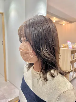 ミディアム itsuki ／ 曲がる縮毛矯正のヘアスタイル