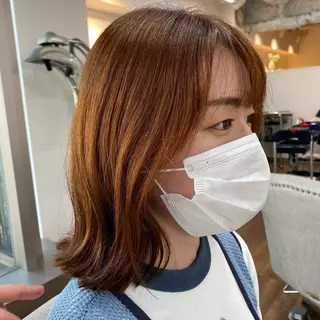 ショート カラー 大場 優のヘアスタイル