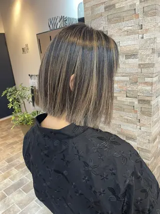 ミディアム カラー STAR RIVER所属・YUI/ ブリーチカラー🌷のヘアスタイル