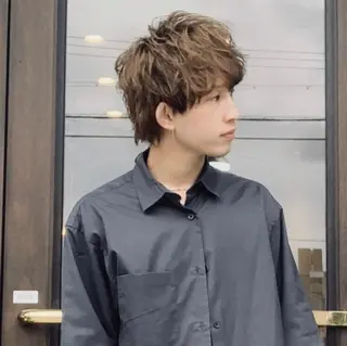 ショート カラー ヘアアレンジ glad hairのヘアスタイル