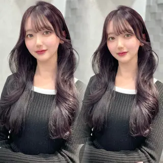 カラー 𝑿𝑬𝑵𝑨 𝐿𝑈𝑁𝐴のヘアスタイル