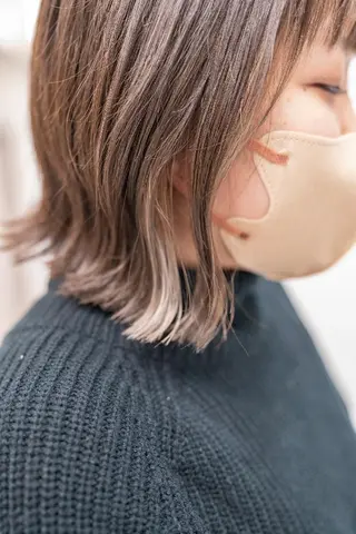 ミディアム カラー Lazo所属・Lazo/ 原弥和子のヘアスタイル