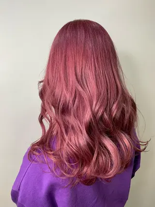 ロング 平野 優奈のヘアスタイル