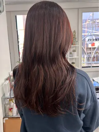 ロング カラー レイヤーボブ/ 艶カラー/サナ🌼のヘアスタイル