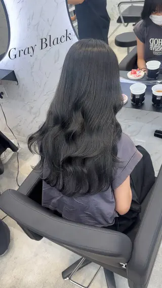 ロング カラー 遠藤沙也加 /レイヤーカットのヘアスタイル