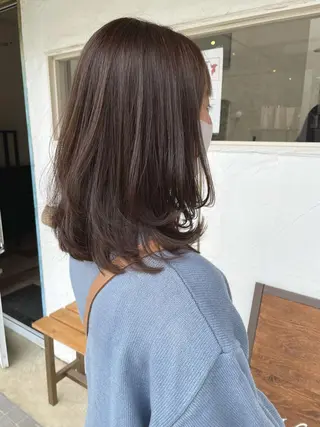 ミディアム カラー 後藤 陽花子のヘアスタイル