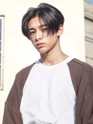 ショート ヘアアレンジ メンズ HOME所属・ウツミ ケイタのヘアスタイル