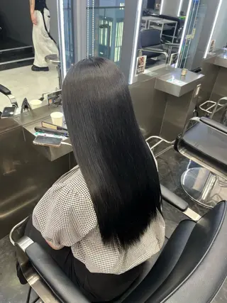 ロング カラー ヘアアレンジ ハイトーン/透明感 髪質改善/rinaのヘアスタイル