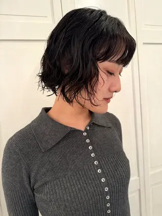 パーマ ブリーチカラー🎀 韓国風/寺門美優のヘアスタイル