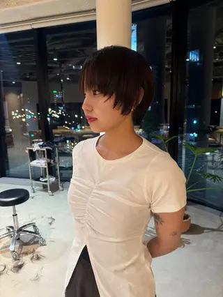 ショート KATERIVER所属・洲﨑 昴世のヘアスタイル