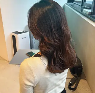 セミロング カラー 松元 未有のマツエク・マツパデザイン