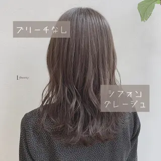 セミロング カラー メンズ指名多数!! SiLO 田島のヘアスタイル