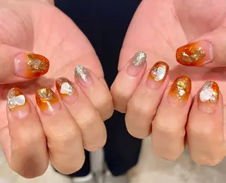 ネイル biene 鴨下愛美のネイルデザイン