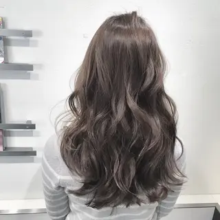 ミディアム カラー AMI Hair  supply所属・髪質改善カラー 韓国風レイヤーのヘアスタイル