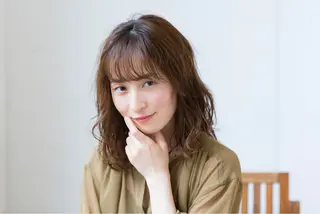 ミディアム 🍃透明感スタイル ｙｕ-ｋａ🍃のヘアスタイル