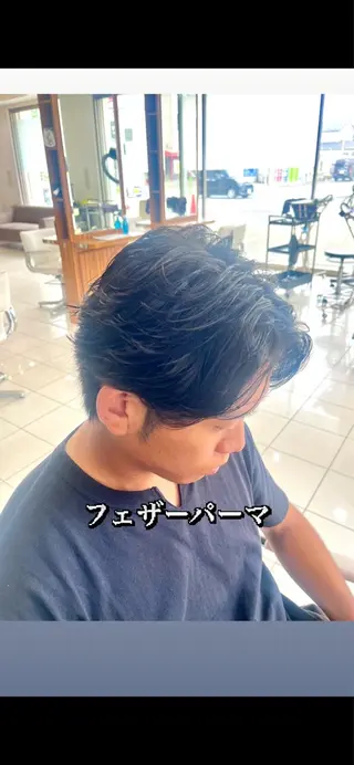 ショート パーマ メンズ パーマ特化美容師 🔥Yoshiyaのヘアスタイル