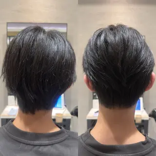 メンズ 頭から整える美容師 松田のヘアスタイル