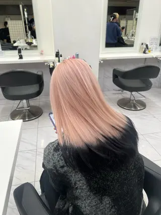 セミロング カラー 韓国レイヤーカット /REIのヘアスタイル