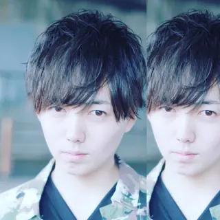 ショート カラー メンズ メンズヘア特化 崎田 成人のヘアスタイル