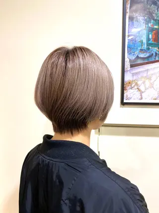 ショート カラー パーマ ヘアアレンジ キッズ ネイル マツエク・マツパ maison所属・野田 修平のヘアスタイル