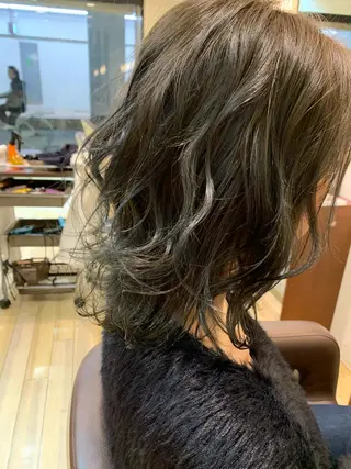 ミディアム hair studio olive南森町店所属・脇坂 誠也のヘアスタイル