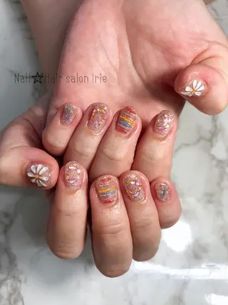 ネイル Hair salon Irie所属・與儀 知佳のネイルデザイン