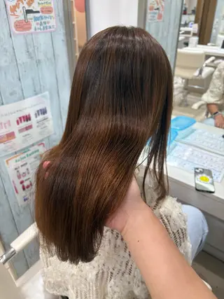 セミロング カラー 🌻髪質改善カラー 🌻Yunaのヘアスタイル